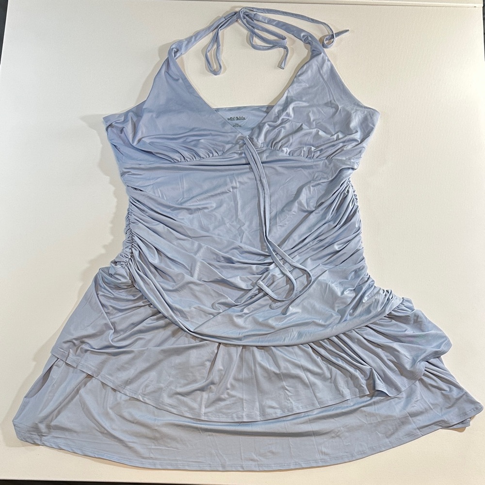 Ruched Halter Mini A-Line Dress by Wild Fable NWT Size XXL
